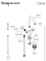 RECAMBIOS MEZCLADOR LAVABO MAXIMA FIMA-CARLO FRATTINI